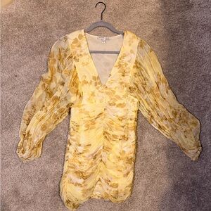 Shona Joy yellow cocktail dress